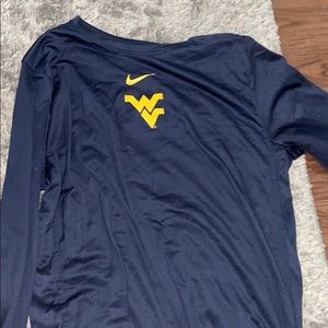 WVU long sleeve dri-fit